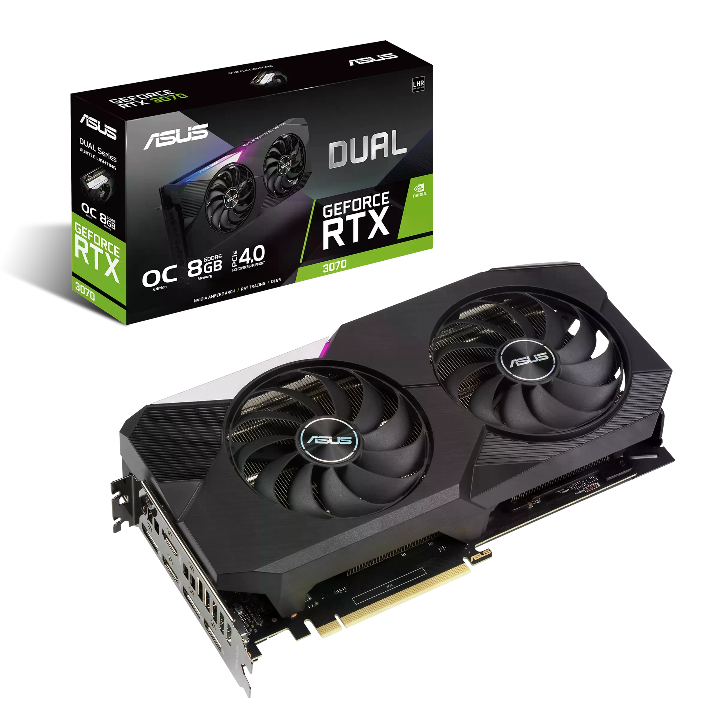 ASUS RTX 3070 8GB Dual V2 OC (DUAL-RTX3070-O8G-V2)  Відеокарти image 1