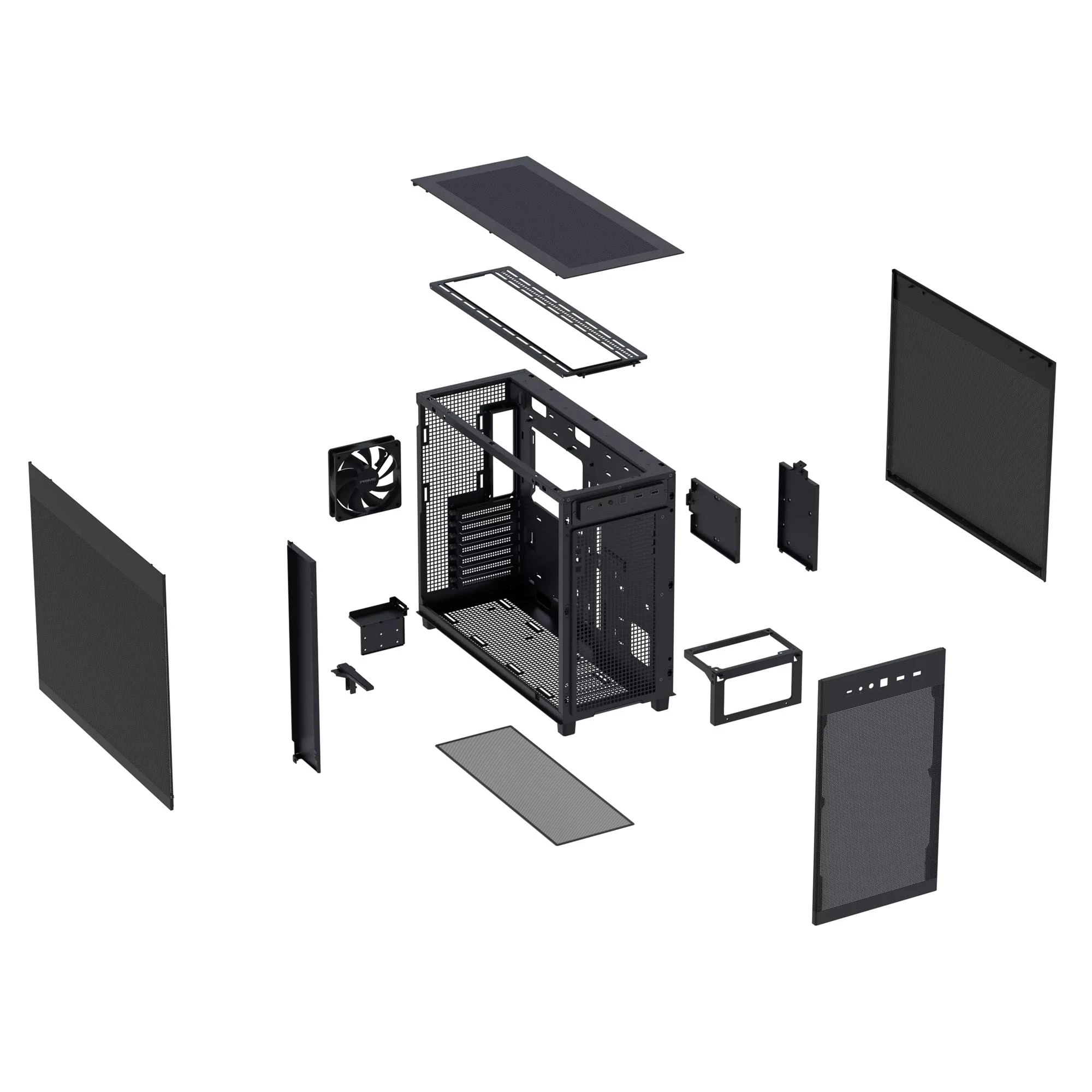 Корпус ASUS AP303 MESH BLACK (90DC00V0-B39000) Корпуси image 3