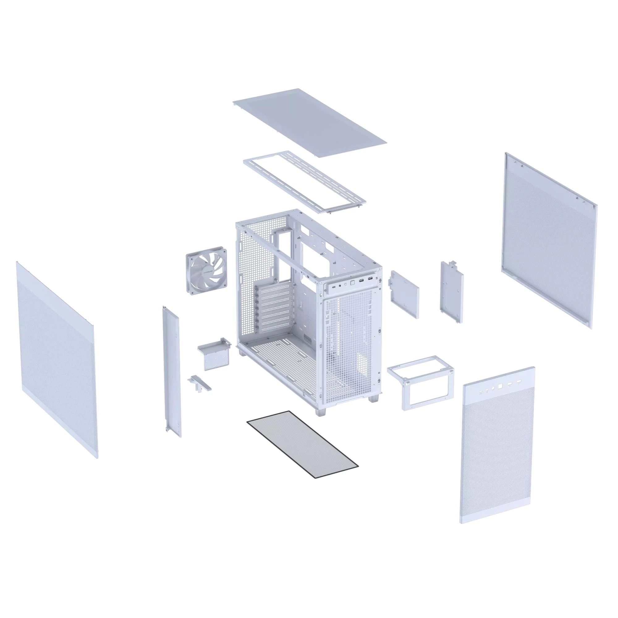 Корпус ASUS AP303 MESH WHITE (90DC00V3-B39000) Корпуси image 2