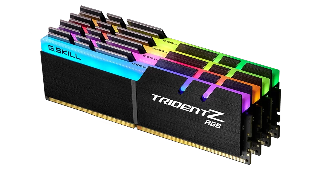DDR4 32Gb (4x8) 4133MHz G.Skill Trident Z RGB (F4-4133C17Q-32GTZR) Оперативна пам'ять image 1