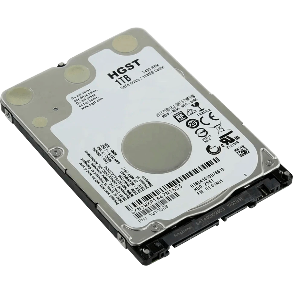 HDD 2.5 1TB HGST Z5K1 (HTS541010B7E610) Накопичувачі image 1