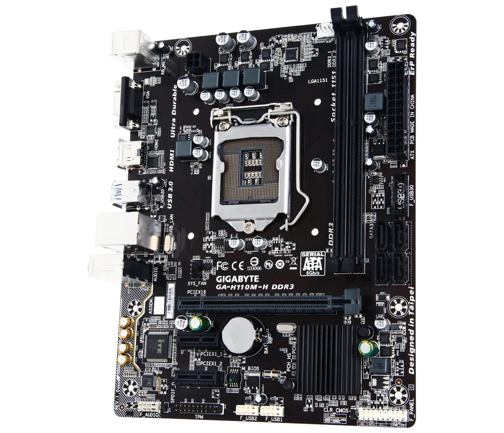 GIGABYTE GA-H110M-H DDR3 Материнські плати image 3