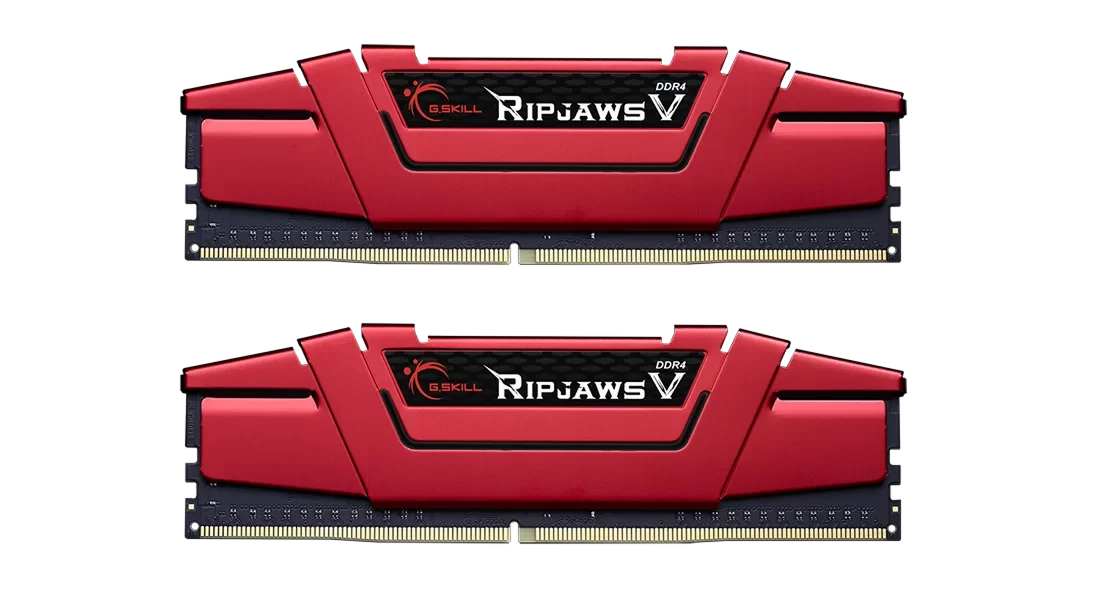 DDR4 16GB (2x8) 2133MHz G.Skill Ripjaws V RED (F4-2133C15D-16GVR) Оперативна пам'ять image 1