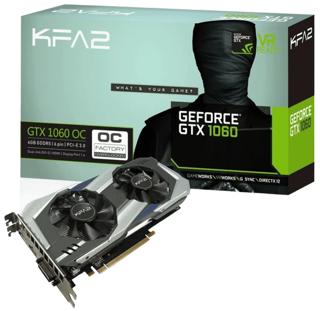 KFA2 GTX 1060 OC 6GB (60NRH7DSL9OK/4895147123905) image №4