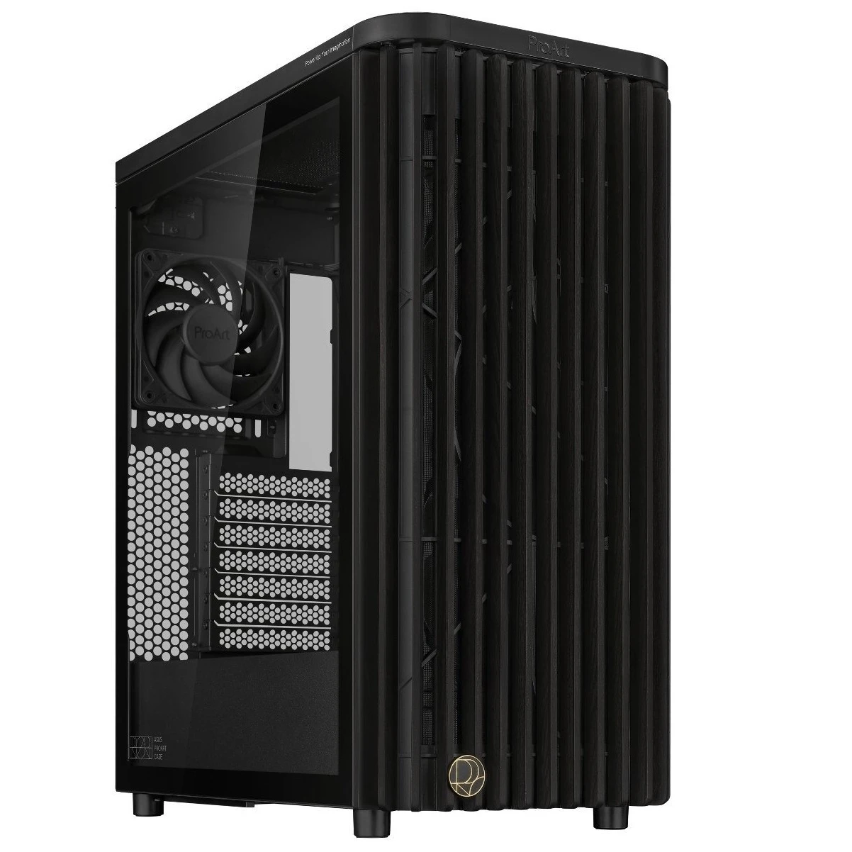 Корпус ASUS PA401 PROART WOOD TG PWM BLACK (90DC00M0-B39000) Корпуси image 4