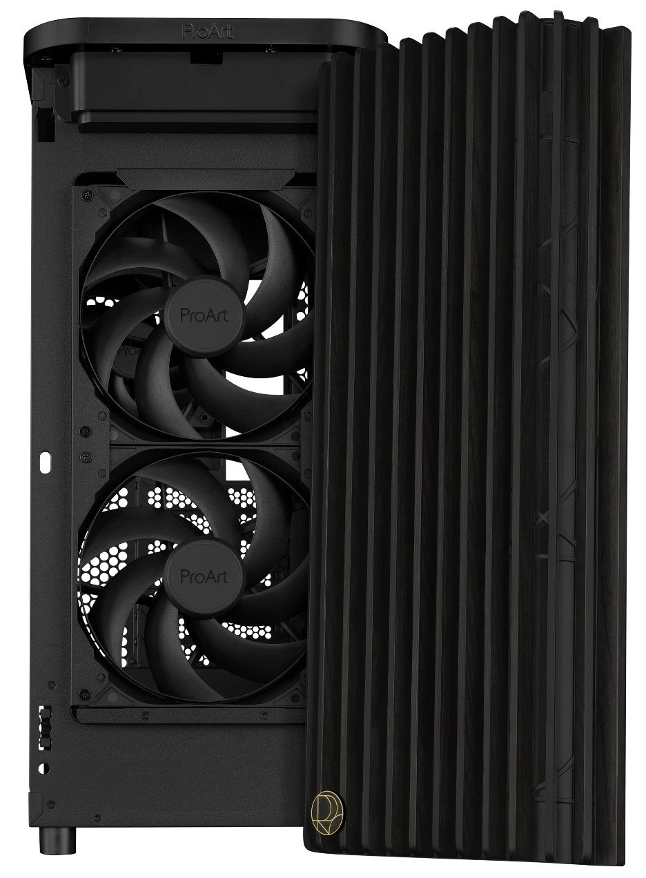 Корпус ASUS PA401 PROART WOOD TG PWM BLACK (90DC00M0-B39000) Корпуси image 2