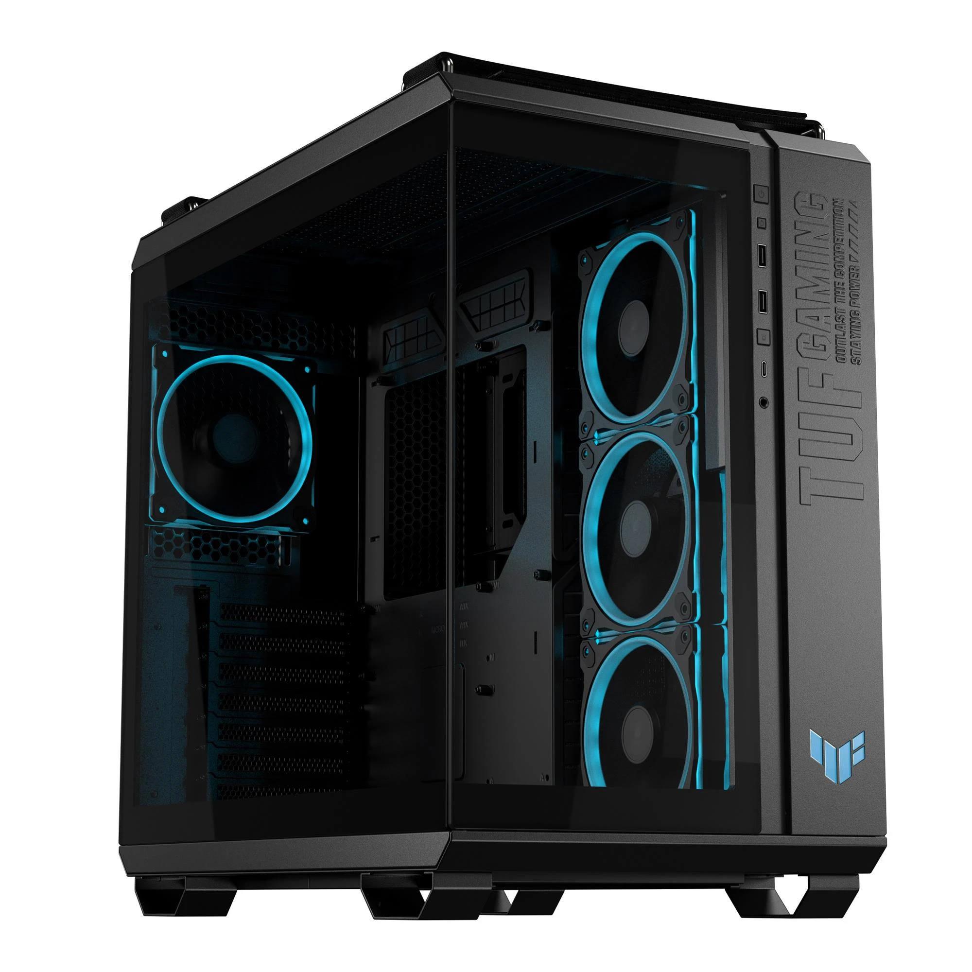 Корпус ASUS TUF Gaming GT502 Horizon ARGB Black (90DC0090-B19020) Корпуси image 1
