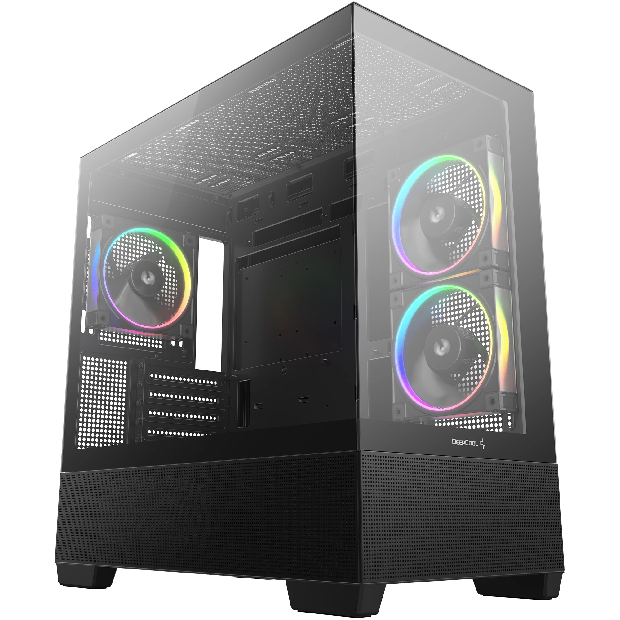 Корпус DeepCool CG380 3F Black (R-CG380-BKAGM3-G) без БЖ Корпуси image 1