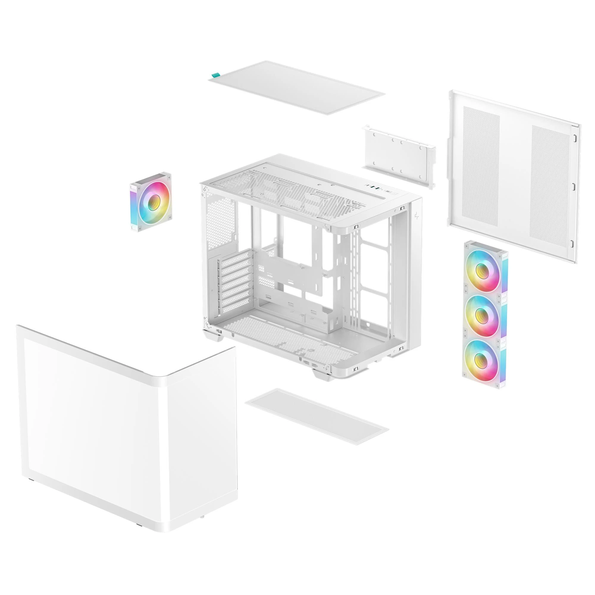 Корпус DeepCool CG530U 4F White (R-CG530U-WHAGA4-G) без БЖ Корпуси image 3