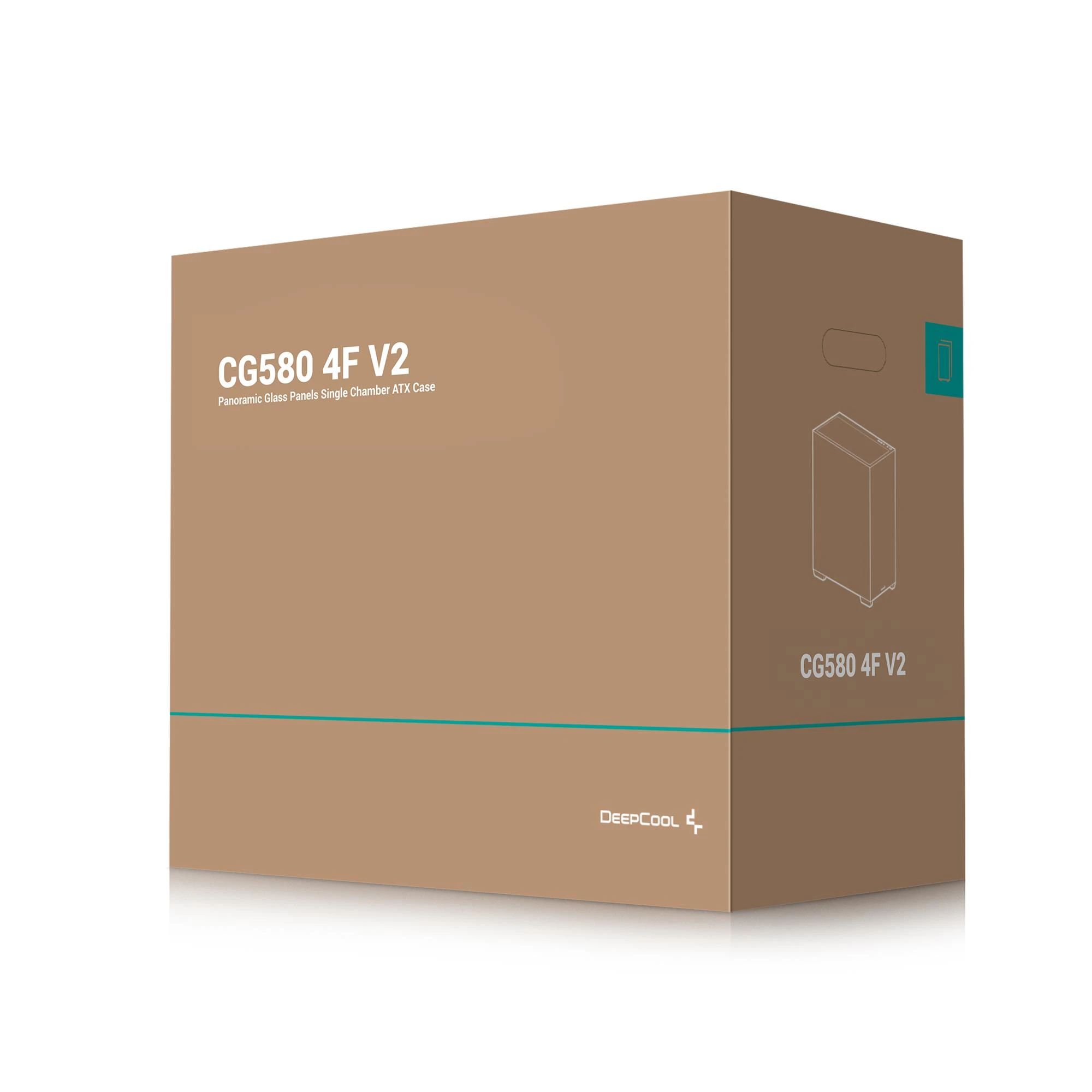Корпус DeepCool CG580 4F V2 Black (R-CG580-BKADA4-G-2) без БЖ Корпуси image 4