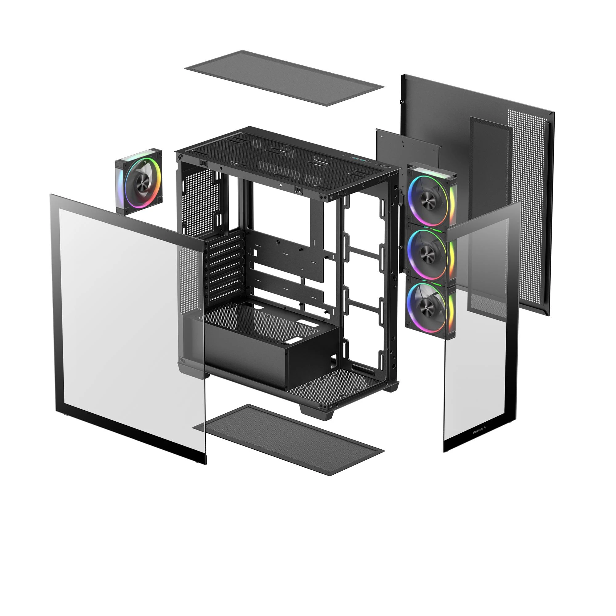 Корпус DeepCool CG580 4F V2 Black (R-CG580-BKADA4-G-2) без БЖ Корпуси image 3