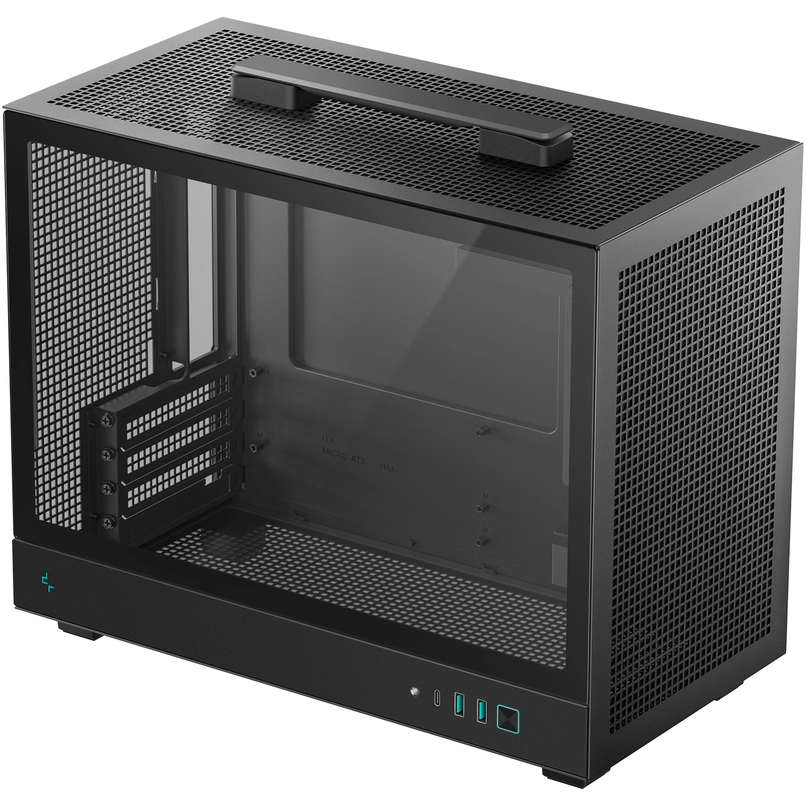 Корпус DeepCool CH160 Plus Black (R-CH160-BKNGM0-G) без БЖ Корпуси image 1