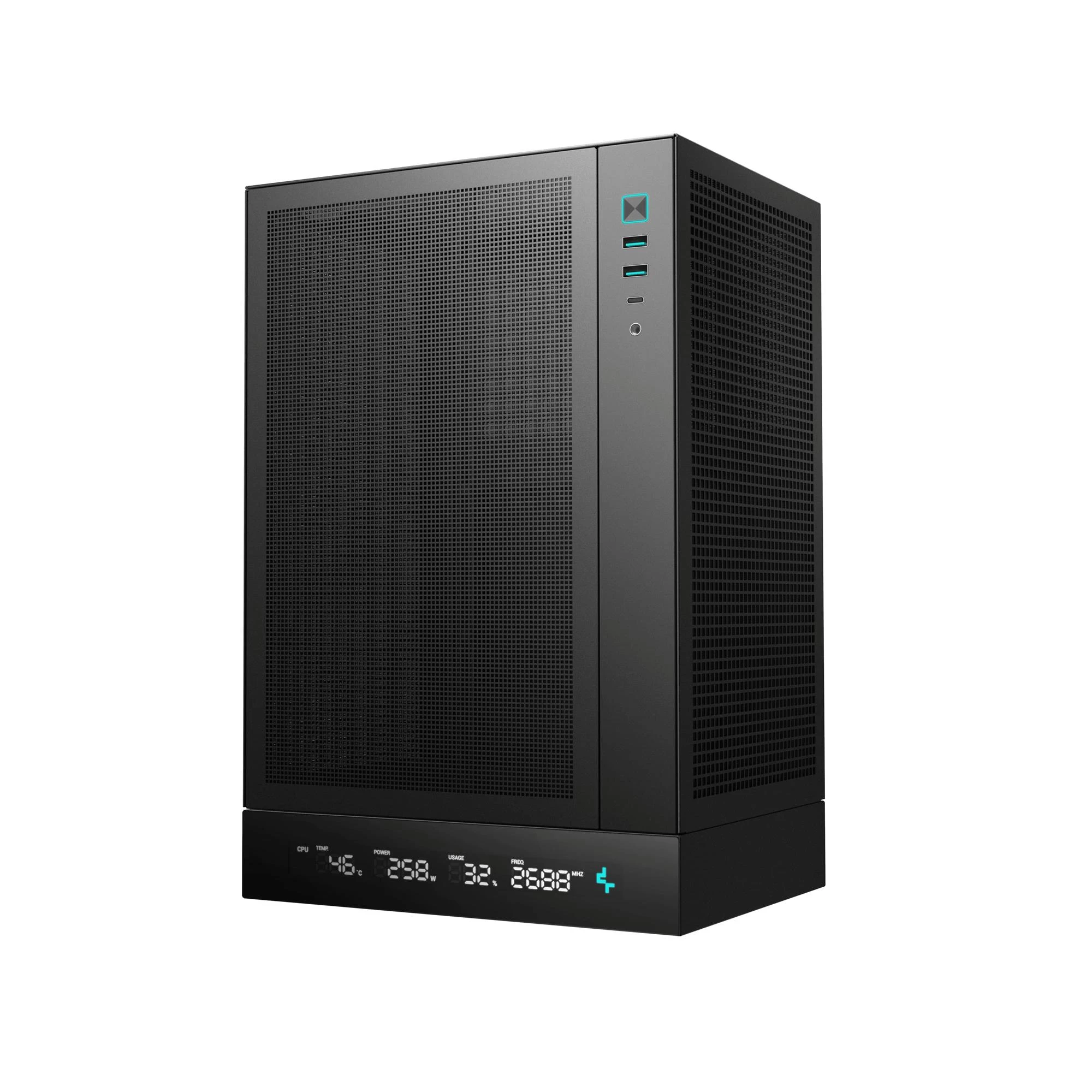 Корпус DeepCool CH170 Digital Black (R-CH170-BKNPI0D-G-1) без БЖ Корпуси image 4