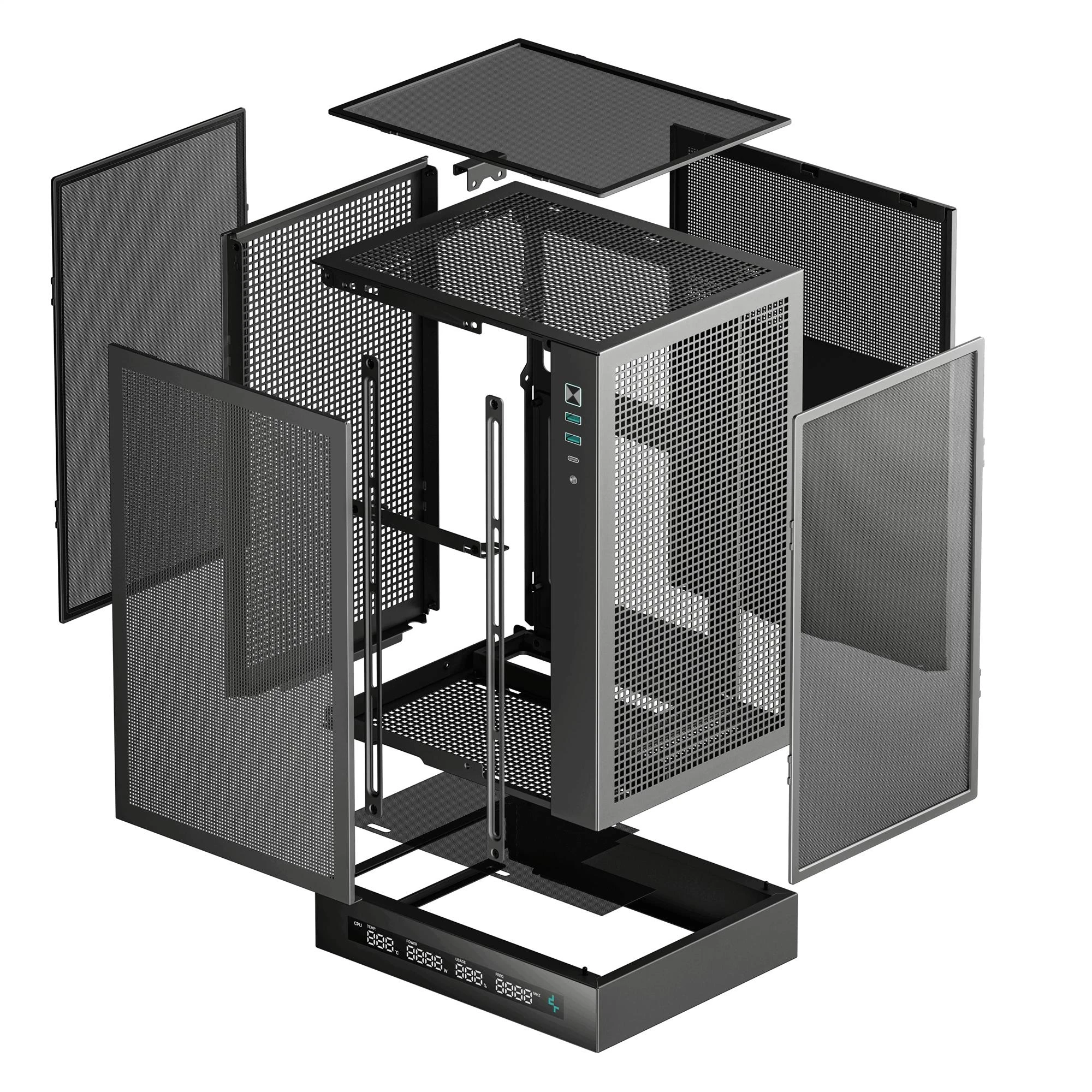 Корпус DeepCool CH170 Digital Black (R-CH170-BKNPI0D-G-1) без БЖ Корпуси image 2