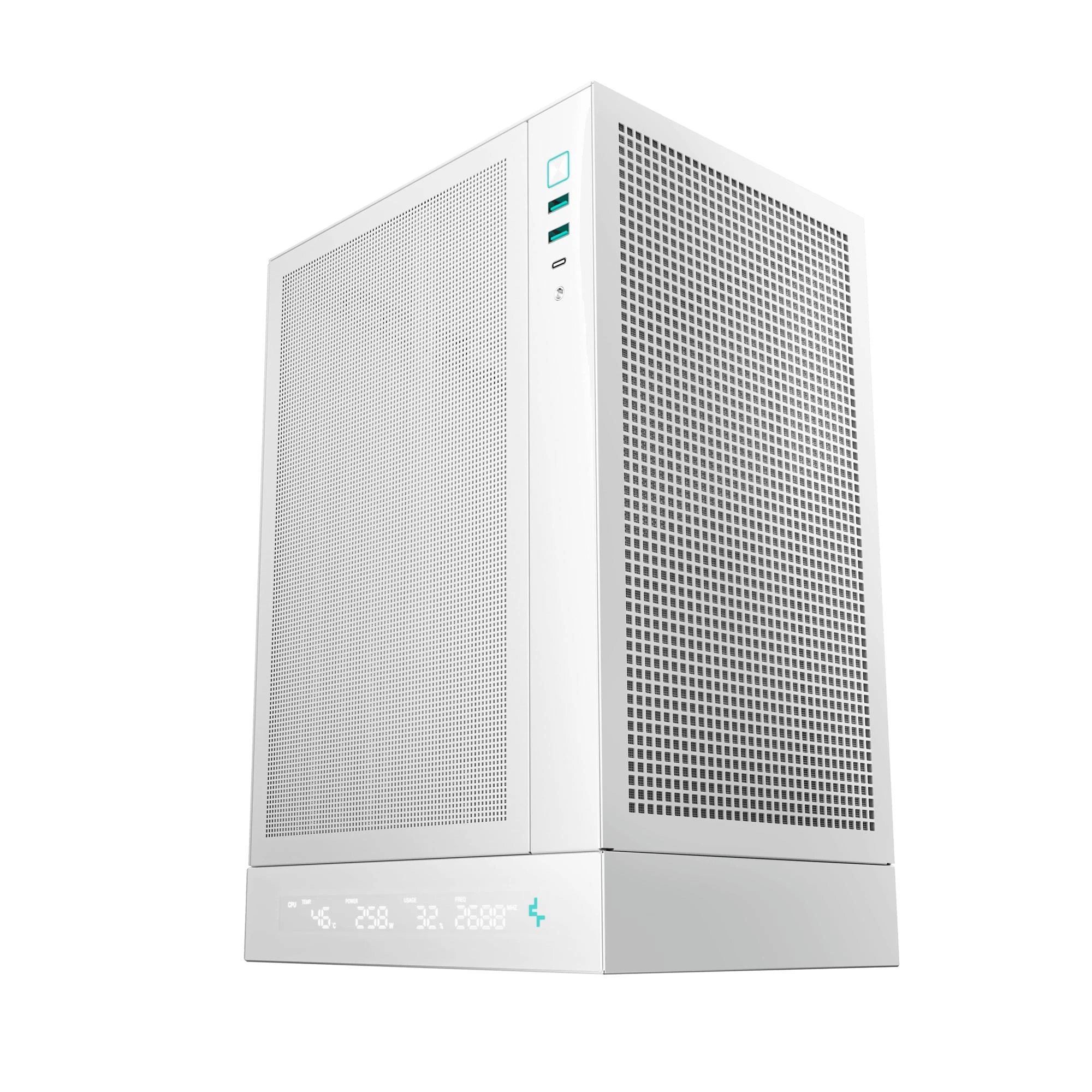 Корпус DeepCool CH170 Digital White (R-CH170-WHNPI0D-G-1) без БЖ Корпуси image 1