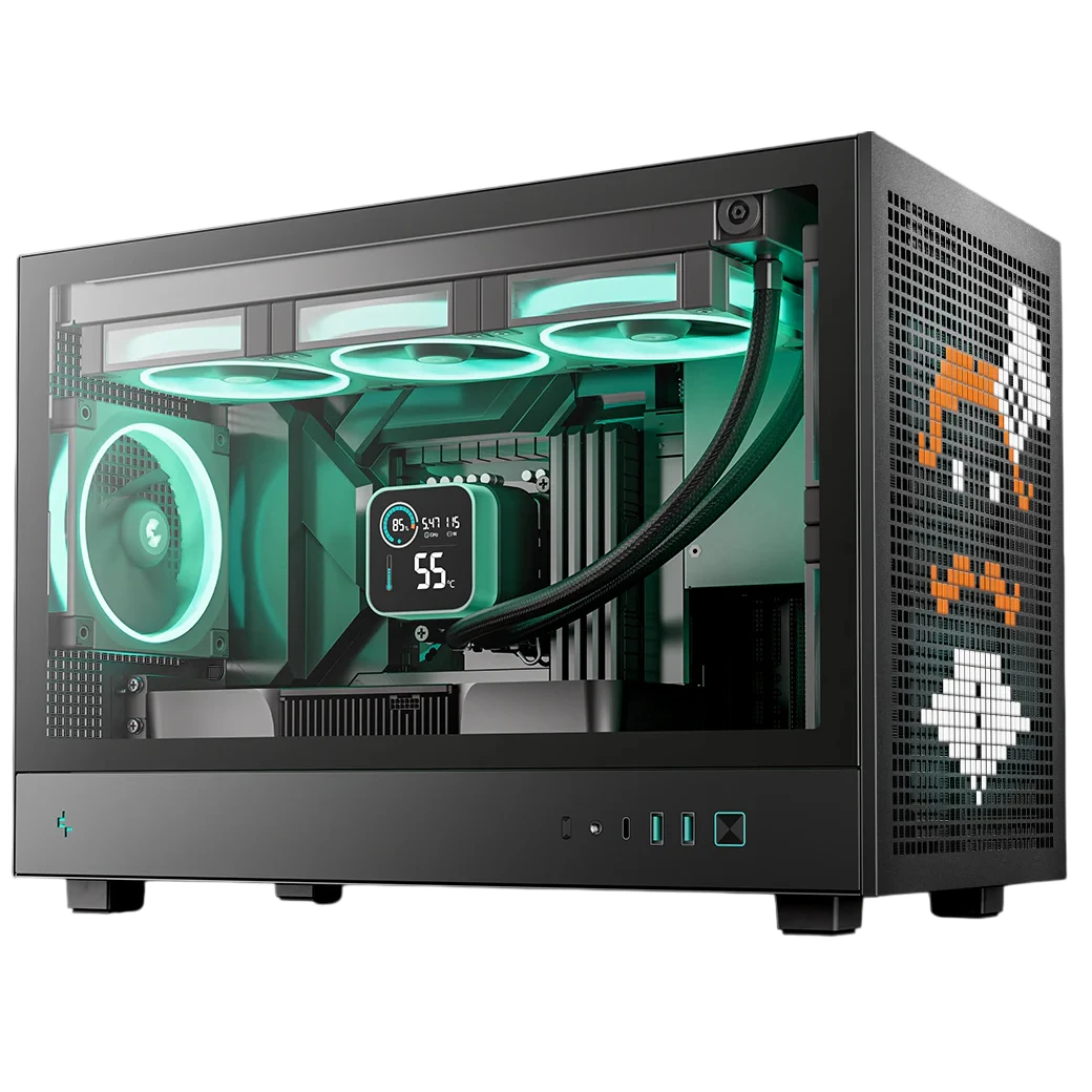 Корпус DeepCool CH260 Black (R-CH260-BKNGM0-G-1) без БЖ Корпуси image 3