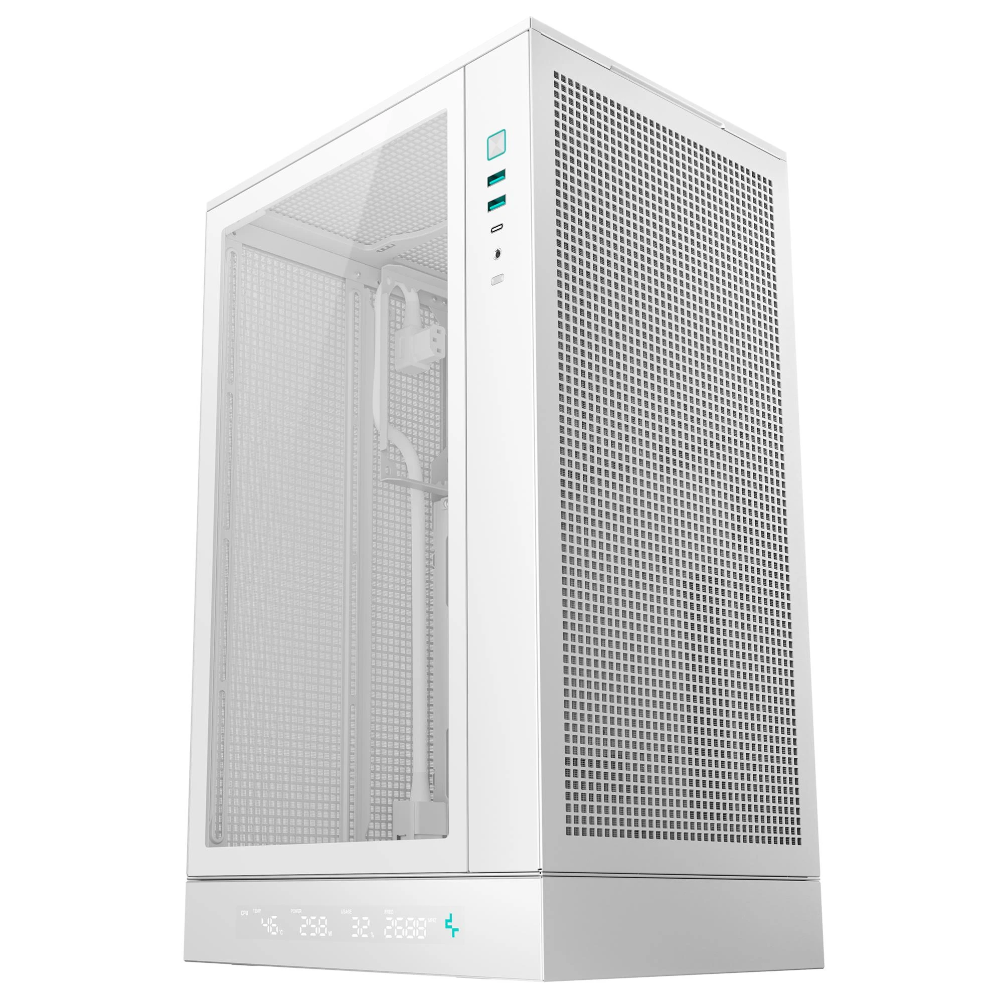Корпус DeepCool CH270 Digital White (R-CH270-WHNDM0-G-1) без БЖ Корпуси image 1