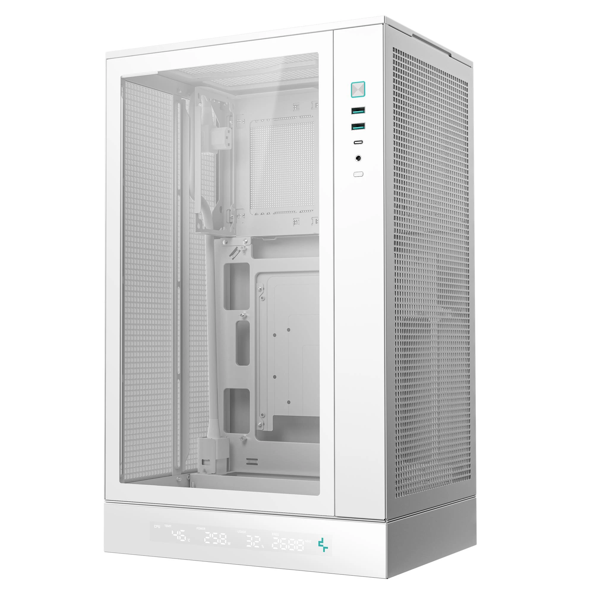 Корпус DeepCool CH270 Digital White (R-CH270-WHNDM0-G-1) без БЖ Корпуси image 4