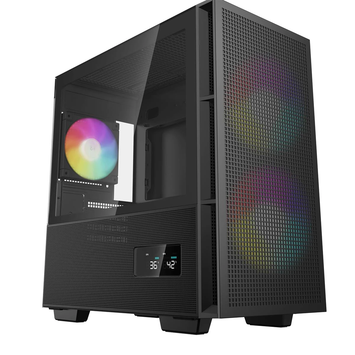 Корпус DeepCool CH360 Digital Black (R-CH360-BKAPE3D-G-1) без БЖ Корпуси image 1
