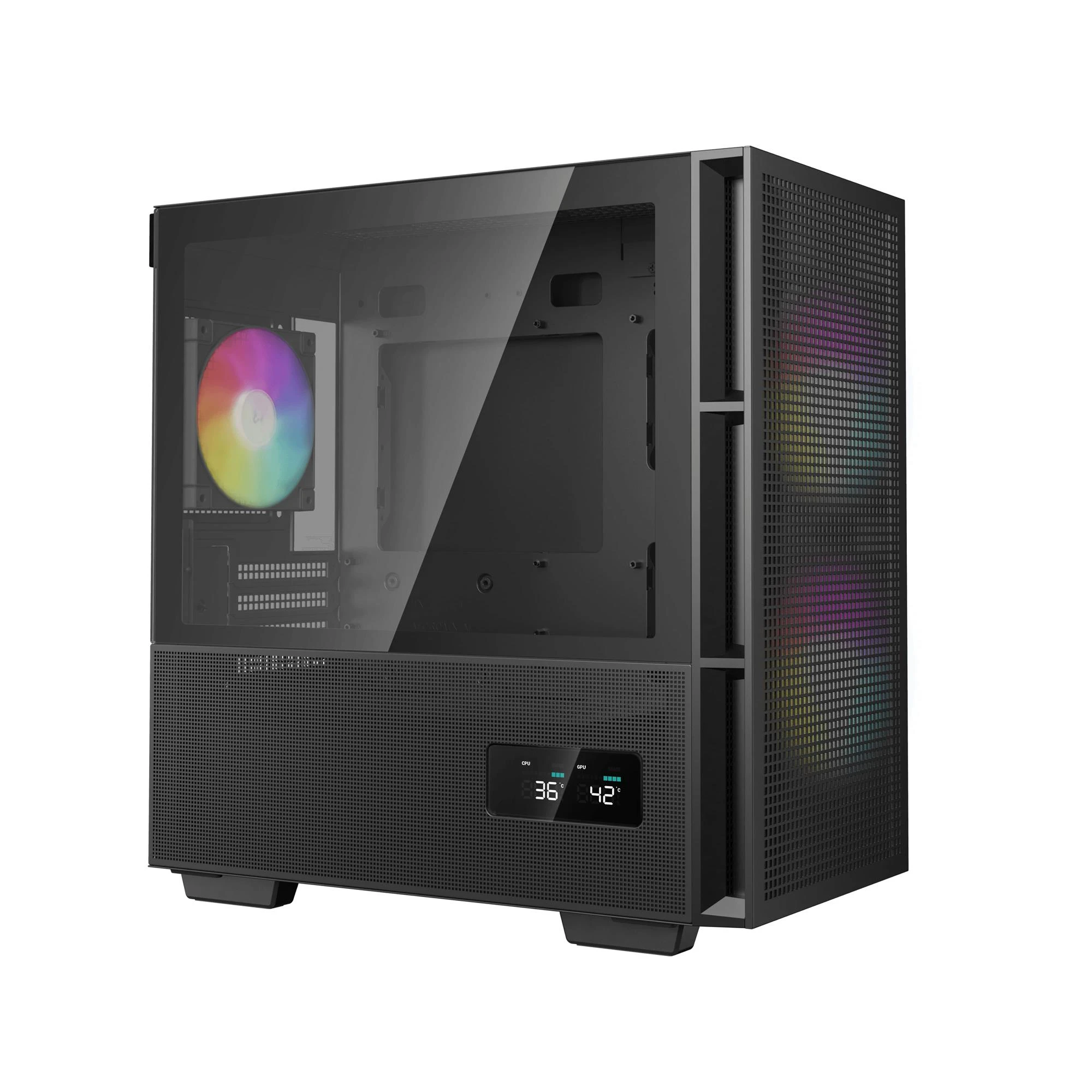 Корпус DeepCool CH360 Digital Black (R-CH360-BKAPE3D-G-1) без БЖ Корпуси image 3