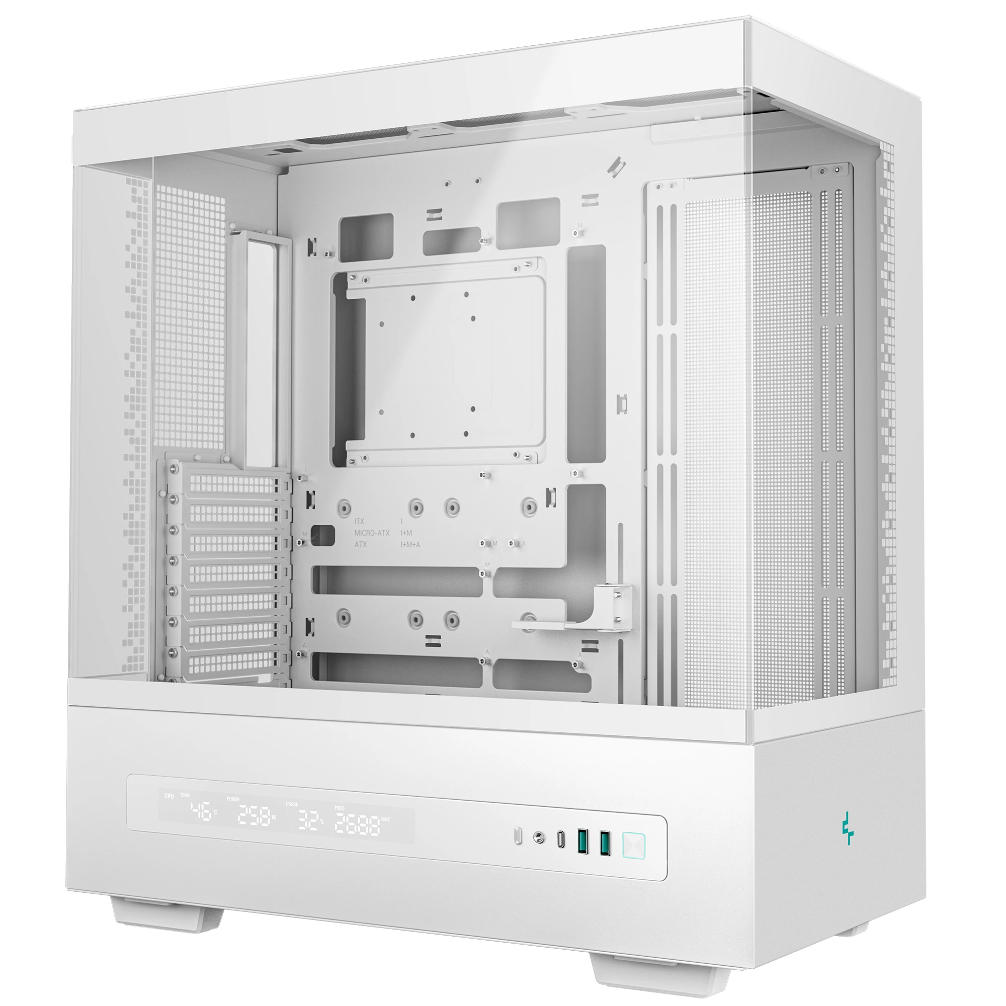 Корпус DeepCool CH690 Digital White (R-CH690-WHNNA0D-G-1) без БЖ Корпуси image 3