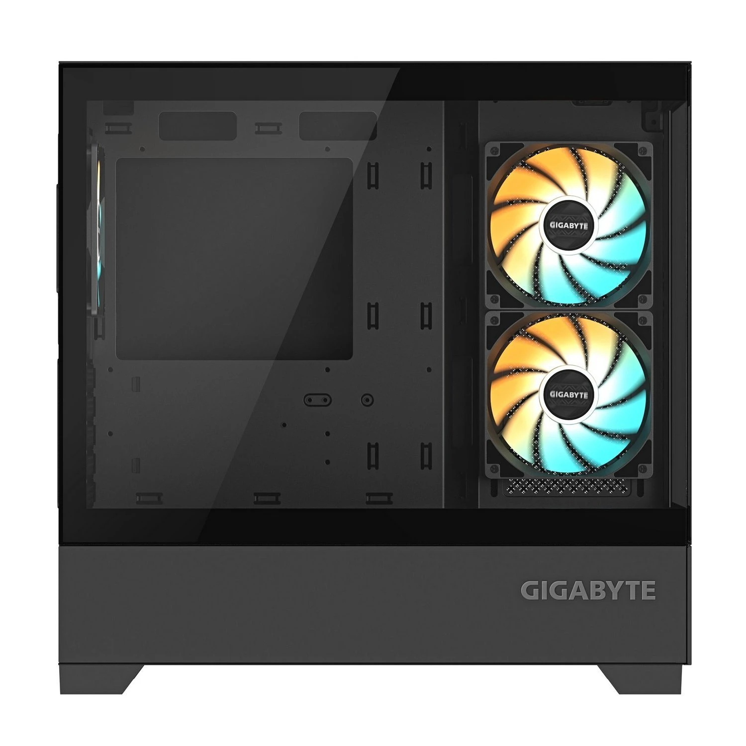 Корпус Gigabyte C201 Panoramic Tempered Glass Black без БЖ (GB-C201P) Корпуси image 2