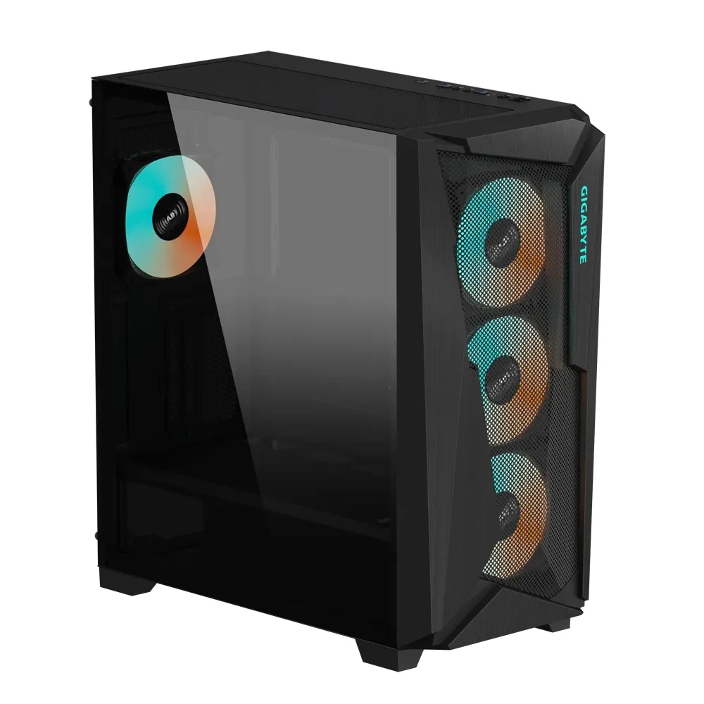 Корпус Gigabyte C301 Glass V2 Black без БЖ (C301G V2) Корпуси image 3
