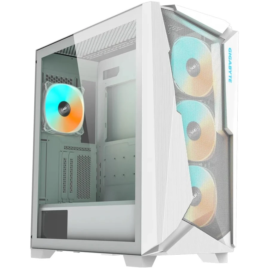 Корпус Gigabyte C301 Glass V2 White без БЖ (C301GW V2) Корпуси image 1