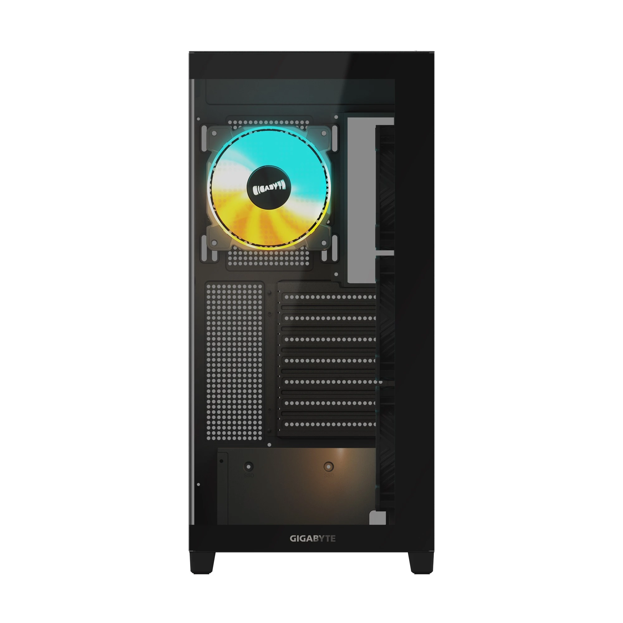 Корпус GIGABYTE C500 Panoramic Stealth Black (GB-C500P ST) Корпуси image 1
