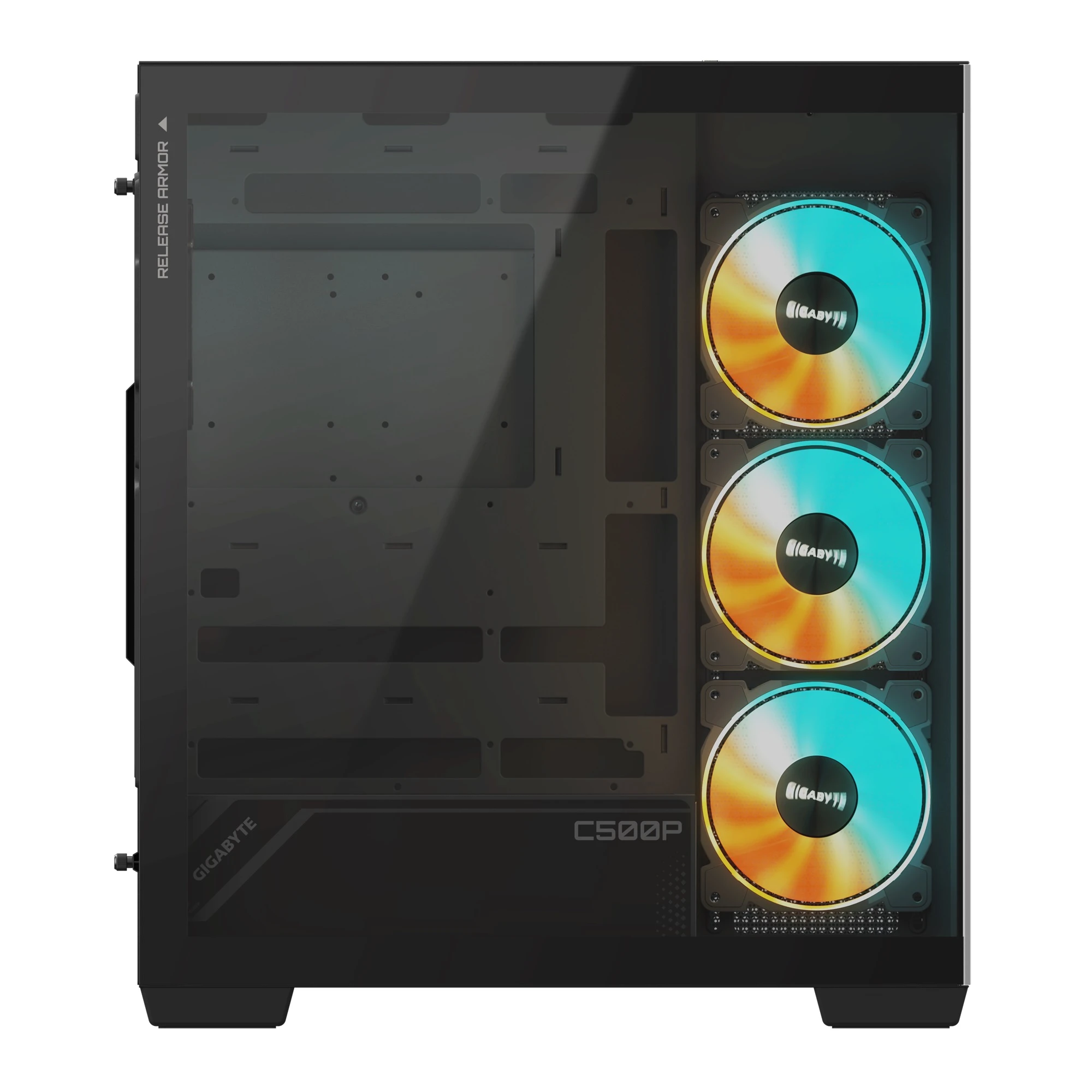 Корпус GIGABYTE C500 Panoramic Stealth Black (GB-C500P ST) Корпуси image 2