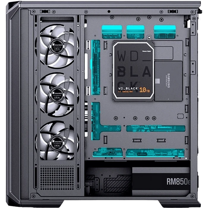 Корпус JONSBO D400 Black Корпуси image 3