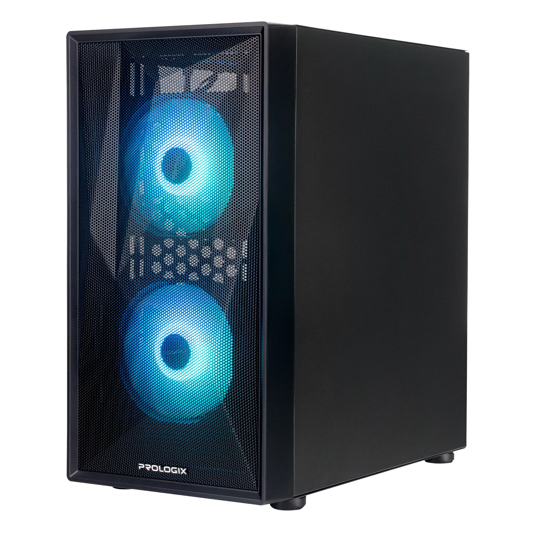 Корпус Prologix E102 Tempered Glass&Mesh Black Корпуси image 3