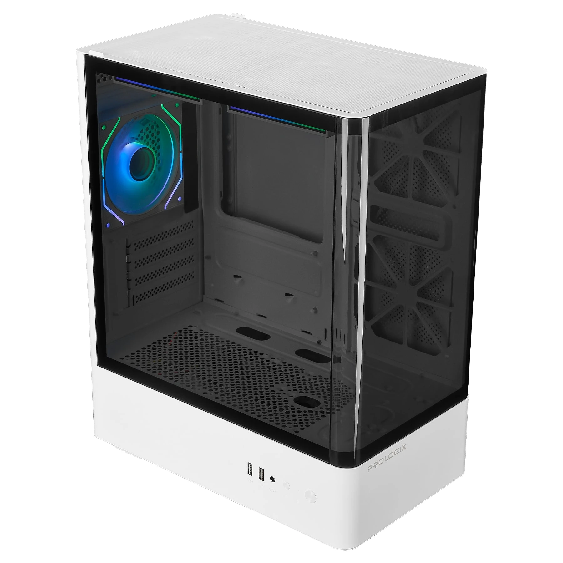 Корпус Prologix Lumi GM-01AW Glass White Корпуси image 3