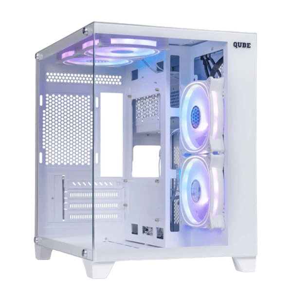 Корпус QUBE AQUARIUM ARGB WHITE (AQUARIUM_GWNU3) Корпуси image 1