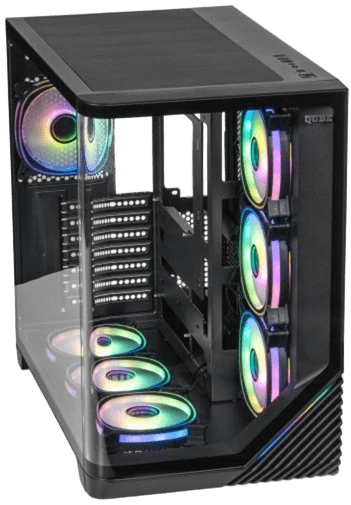 Корпус QUBE MIRAGE 7ARGB Black (MIRAGE_GBNU3) Корпуси image 2
