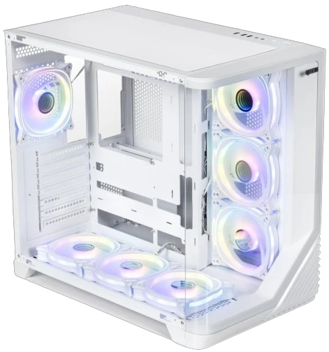 Корпус QUBE MIRAGE 7ARGB White (MIRAGE_GWNU3) Корпуси image 3