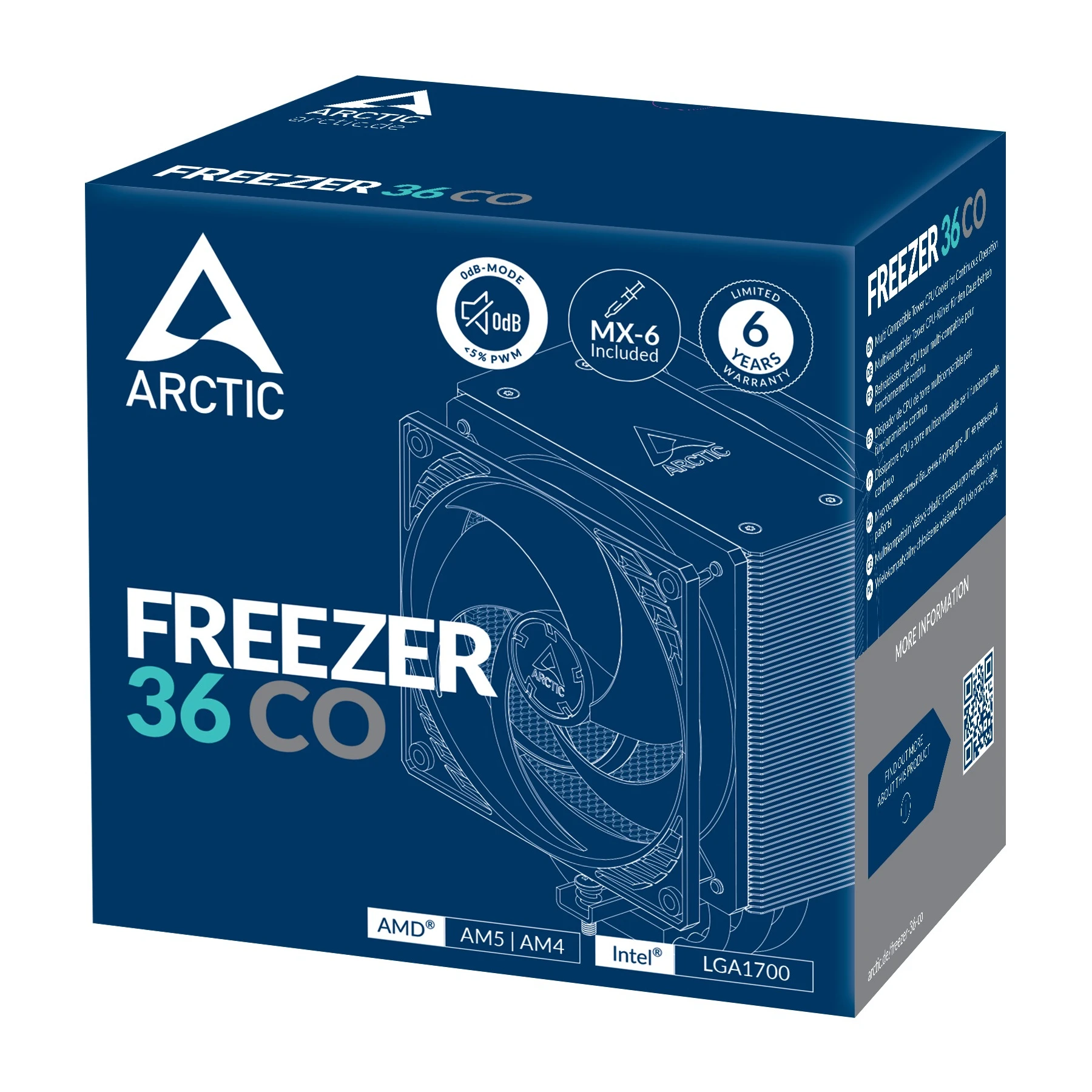 Повітряне охолодження Arctic Freezer 36 CO (ACFRE00122A) Охолодження image 4