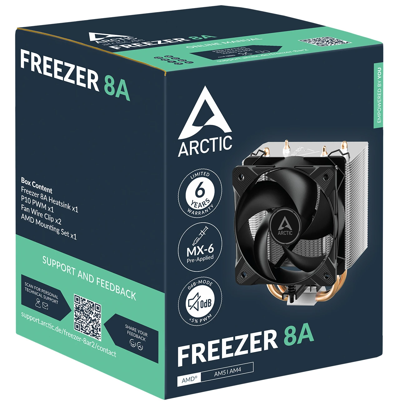 Повітряне охолодження Arctic Freezer 8A (ACFRE00161A) Охолодження image 1