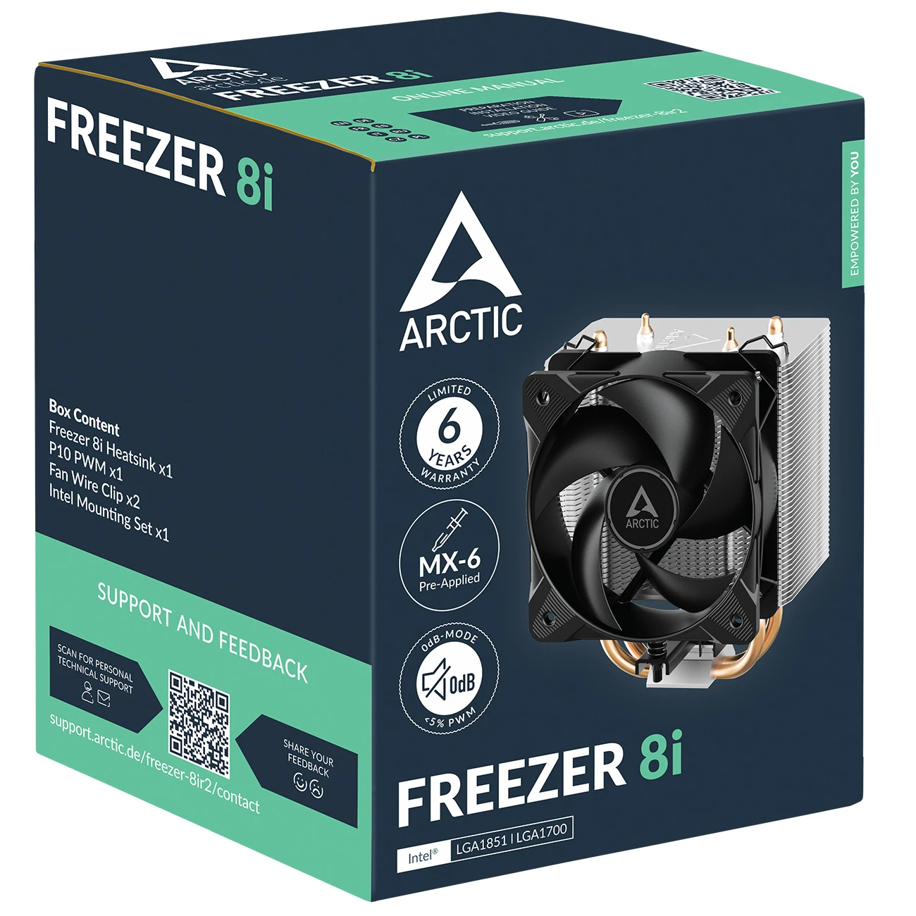 Повітряне охолодження Arctic Freezer 8i (ACFRE00190A) Охолодження image 4