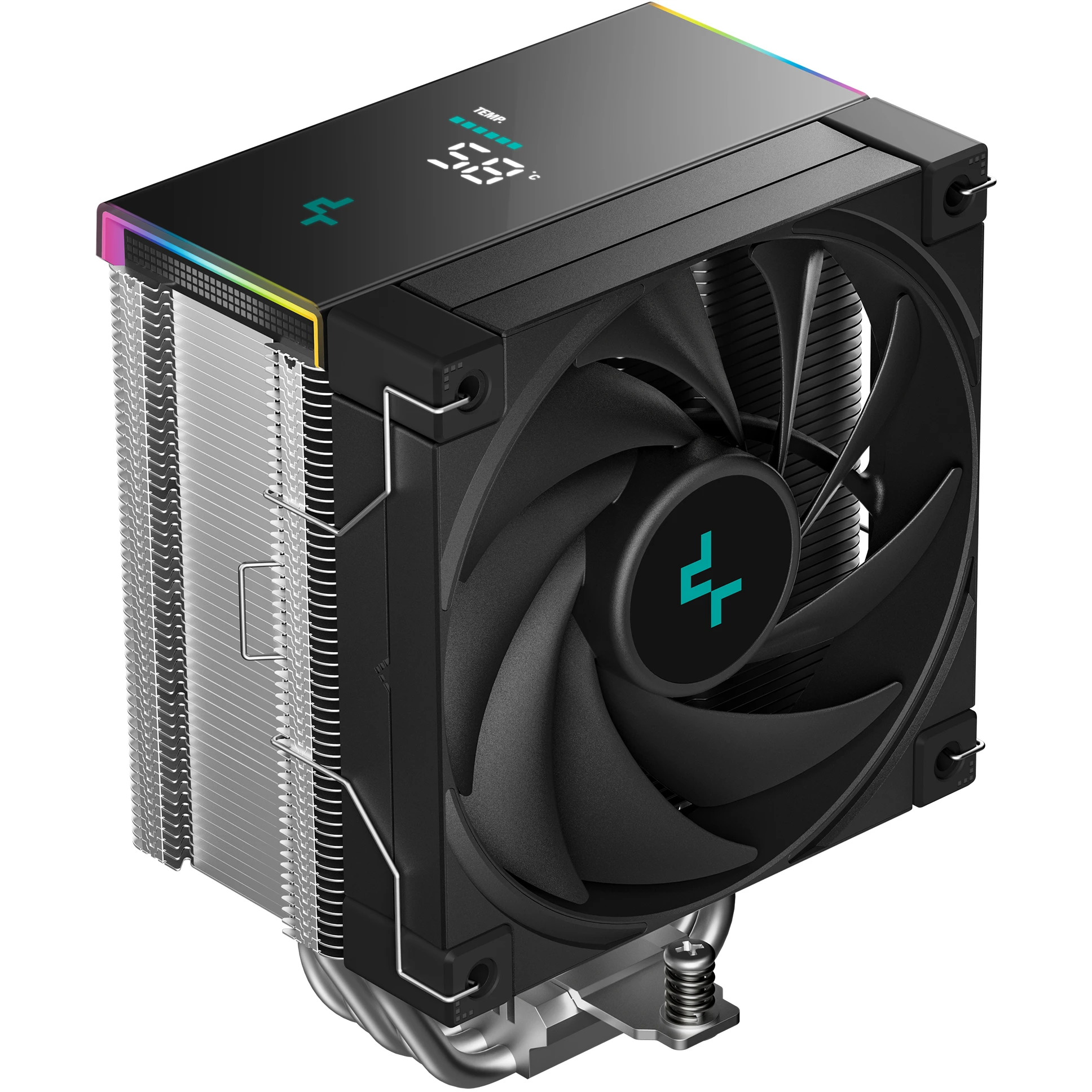 Повітряне охолодження DeepCool AK500S Digital SE Black (R-AK500S-BKADMN-GJD) Охолодження image 4