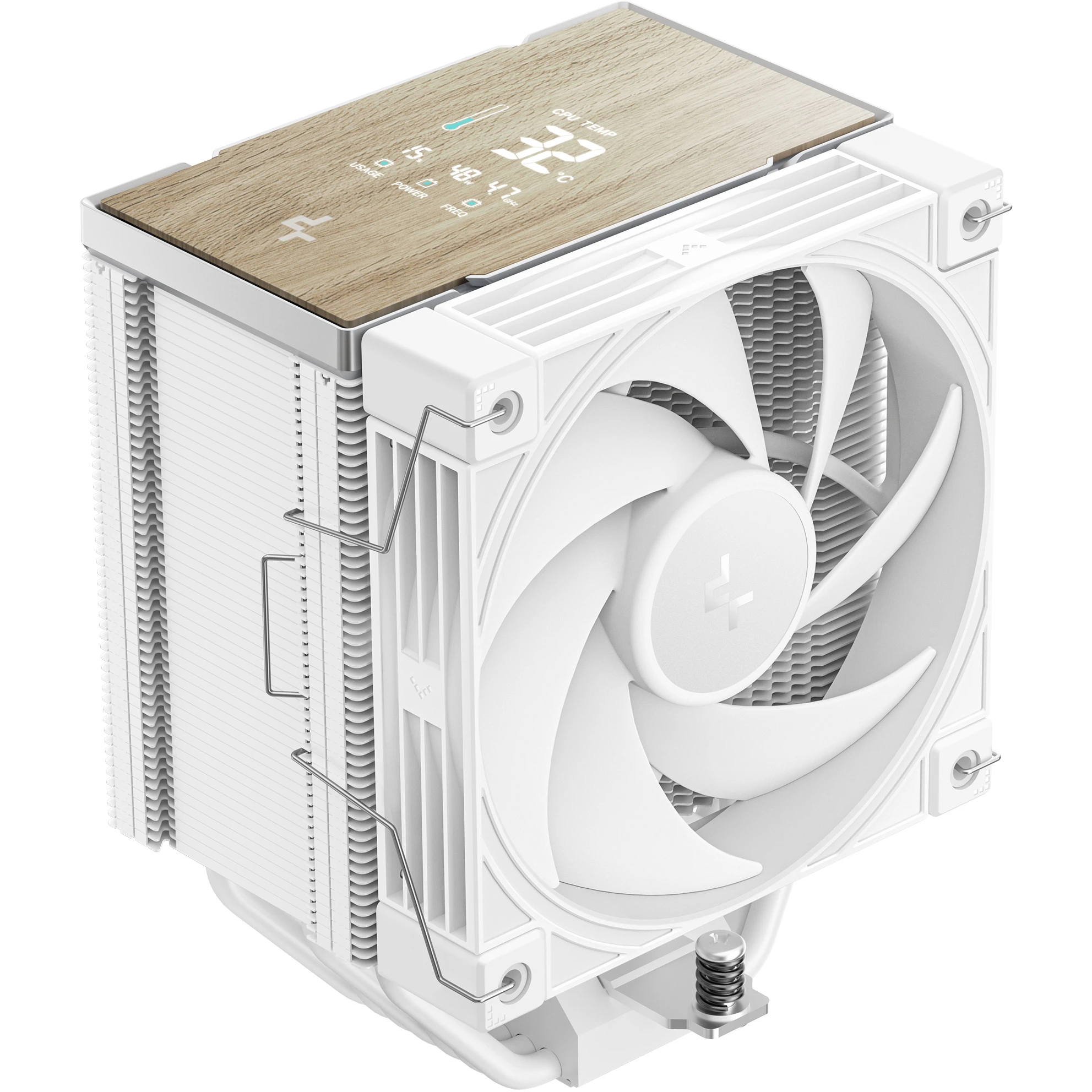 Повітряне охолодження DeepCool AK700 Digital WH (R-AK700-WHNDMN-GJD) Охолодження image 1