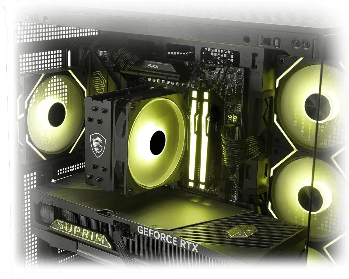 Повітряне охолодження MSI Mag Corefrozr AA13 White Охолодження image 2