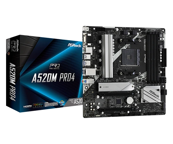 ASRock A520M PRO4 Материнські плати image 1