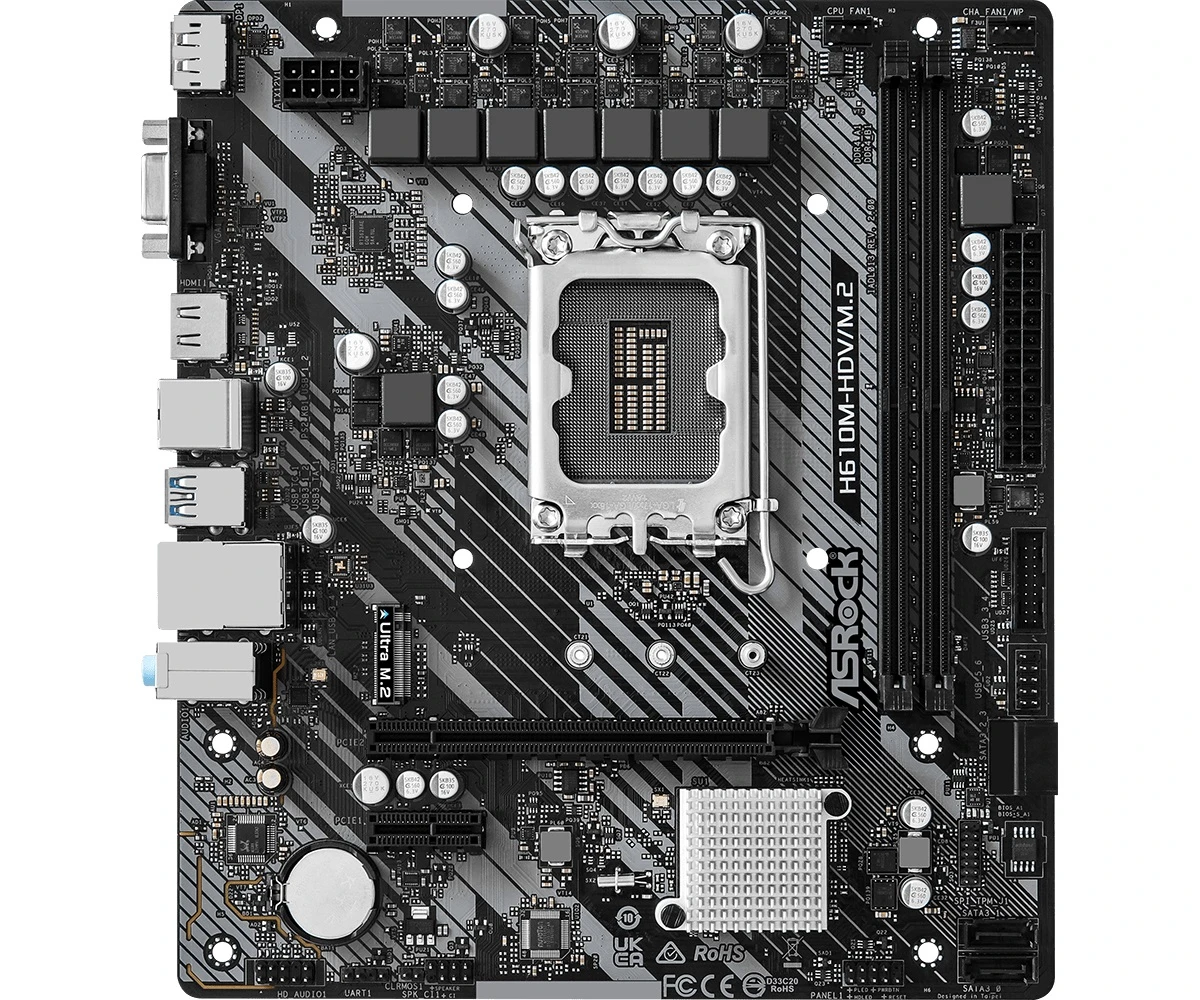 ASRock H610M-HDV/M.2 R2.0 Материнські плати image 1