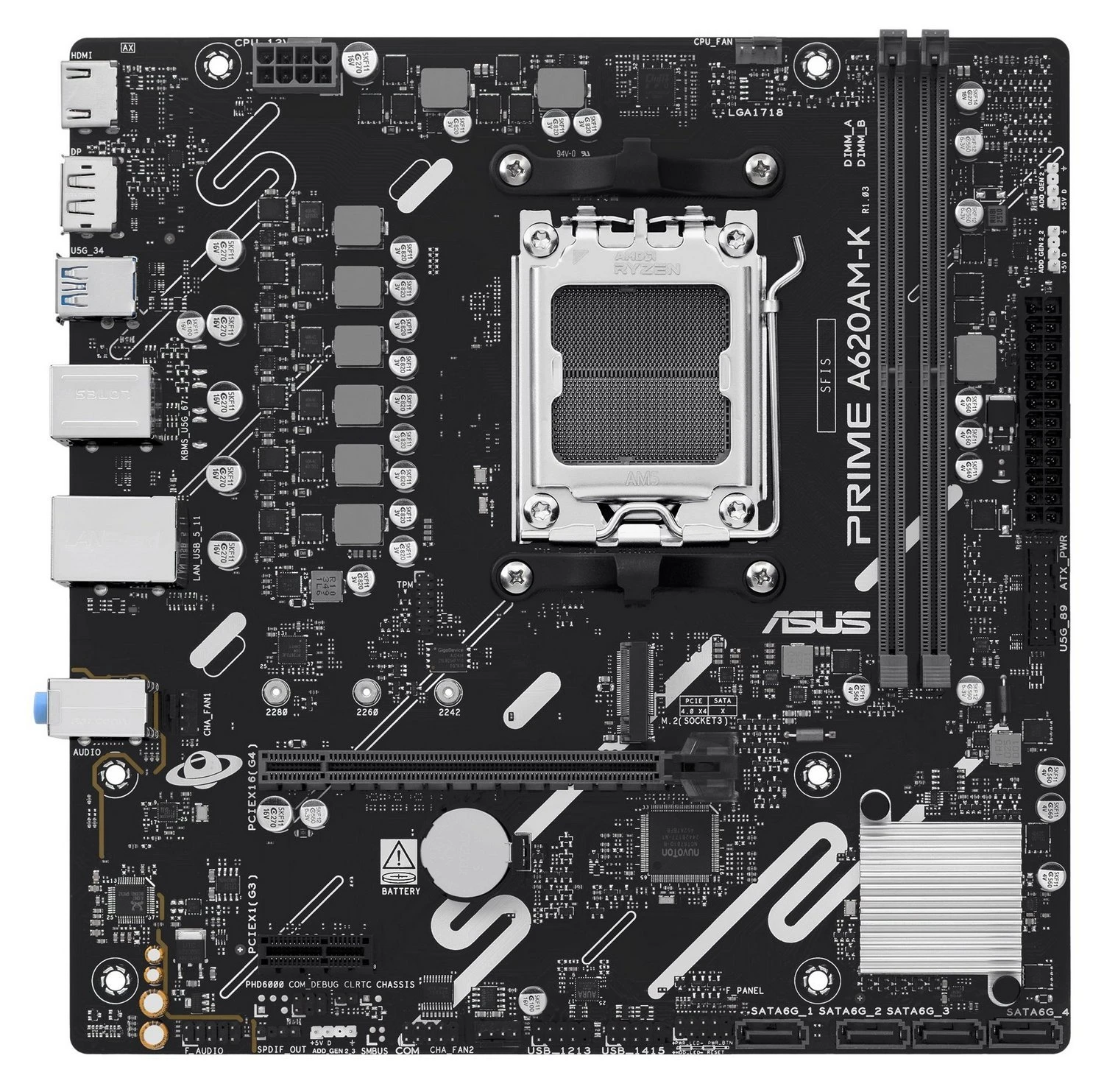 ASUS PRIME A620AM-K Материнські плати image 3