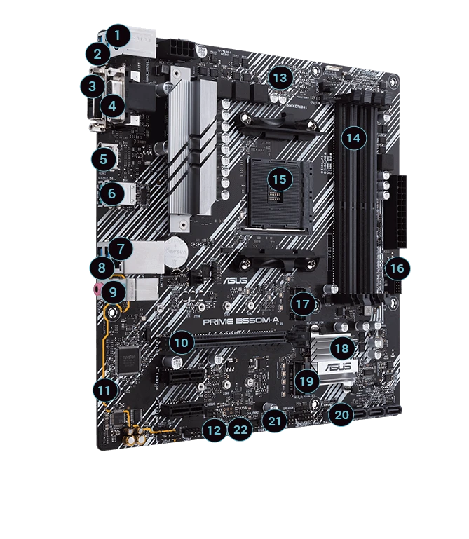 ASUS PRIME B550M-A Материнські плати image 3