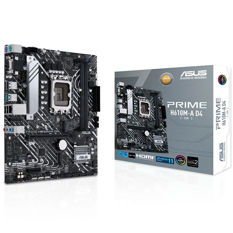 Asus Prime H610M-A D4-CSM Материнські плати image 1
