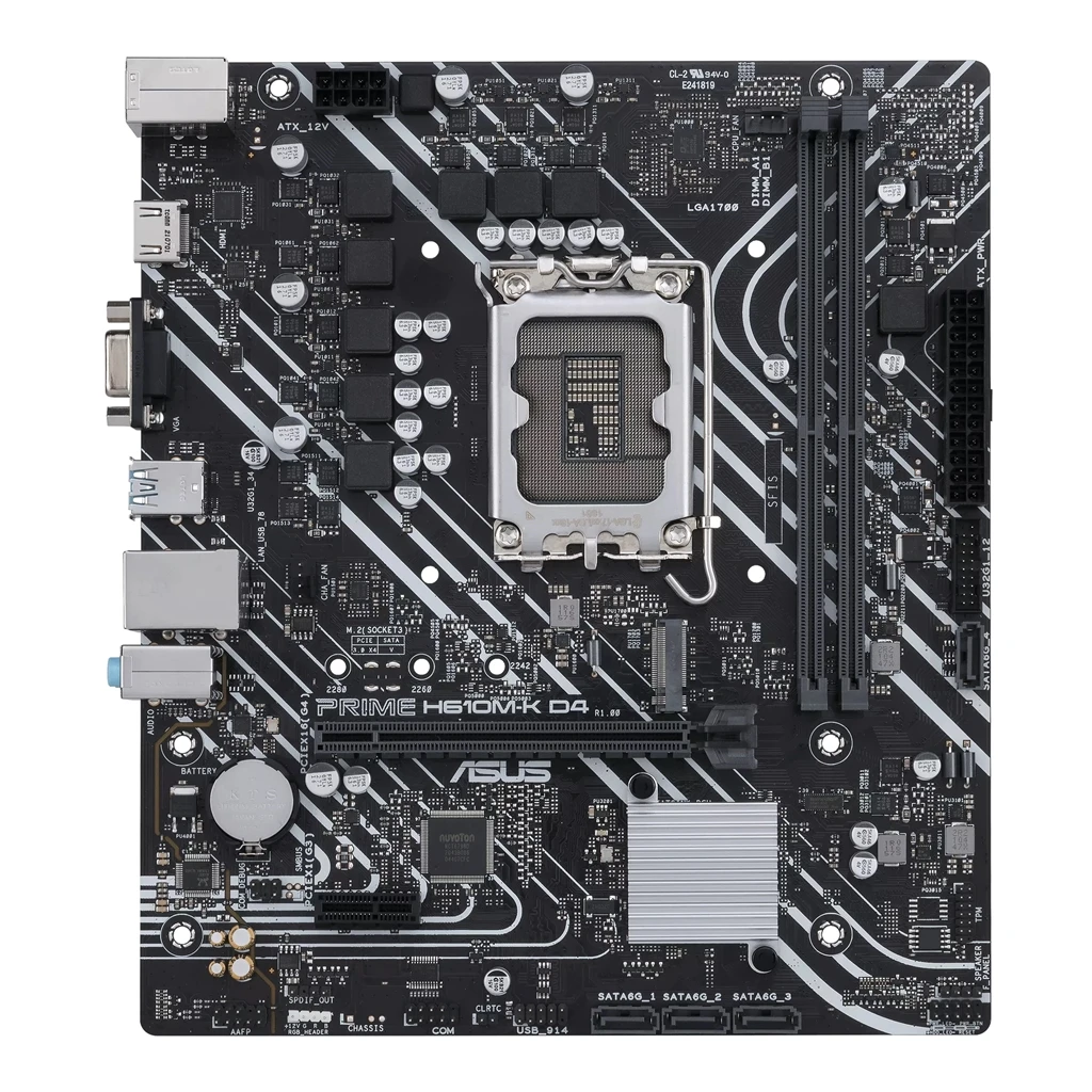 ASUS PRIME H610M-K D4 Материнські плати image 1