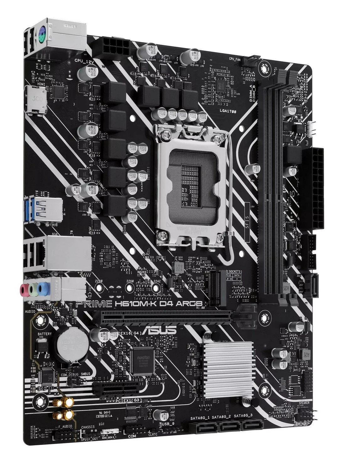 Asus Prime H610M-K D4 ARGB Материнські плати image 4
