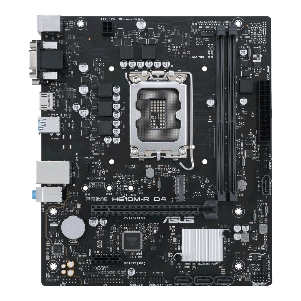 ASUS PRIME H610M-R D4-SI Материнські плати image 1